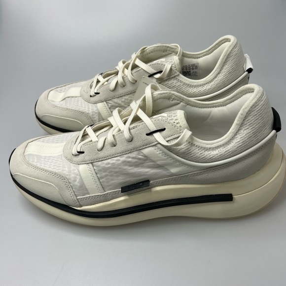 Y-3 Adidas Ajatu Run Sneakers White Grey Men’s 10.5 $350 main image 5